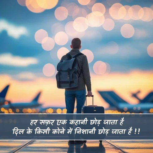 2 Line Safar Shayari on Travel 2 Line Safar Shayari on Travel