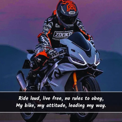 Bike Shayari in English