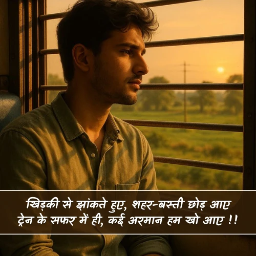 Train Safar Shayari Train Safar Shayari