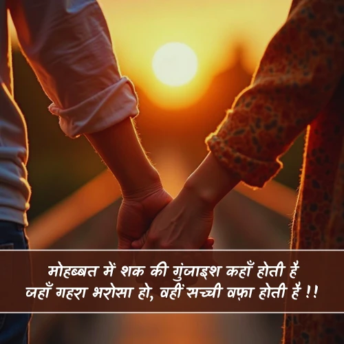Love Trust Shayari Love Trust Shayari
