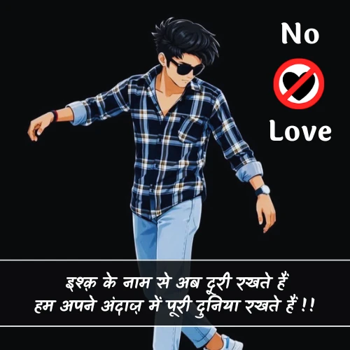 No Love Shayari Attitude Boy No Love Shayari Attitude Boy