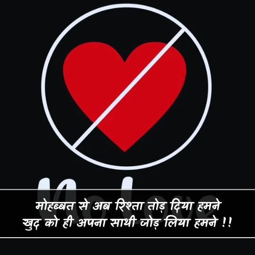 No Love Shayari in Hindi No Love Shayari in Hindi
