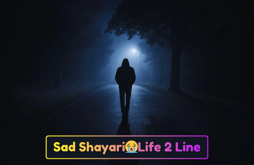 Sad Shayari😭 Life 2 Line
